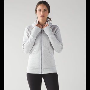 EUC Lululemon Scuba Hoodie Grey size 6 PERFECT